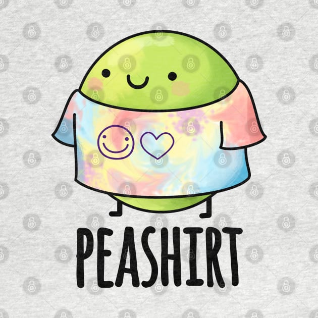 Pea Shirt Funny Veggie Pea TShirt Pun by punnybone